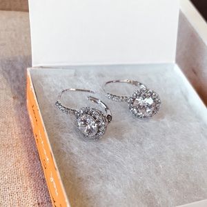 Stella and Dot pave earrings